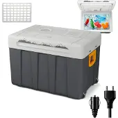 Peme Essential XL - Elektrische Koelbox op Wielen - 46,5L - DC 12V/24V, AC 220-240V - Koelen en Verwarmen - Frigobox voor Auto, Camper & Camping - Adventure Orange