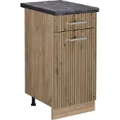 Vicco R-Line Keukenonderkast – 40 cm, WB Antraciet Artisanaal eiken