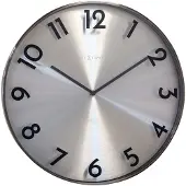 Nextime Metalen wandklok - 40cm -Stille klok - Metaal - NeXtime Reflection