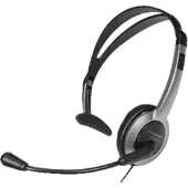 Panasonic RP-TCA430E-S, mono, hoofdband, grijs, bekabeld, 2,5 mm (2/32"), 1,2 m