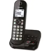 Panasonic Draadloze telefoon - - KX-TGC460GB - Zwart - DECT - Ingebouwde antwoordapparaat