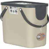 Rotho Albula Cappuccino Afvalsorteerbak 25l