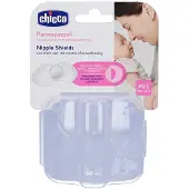 Chicco Tepelbeschermers Skintoskin Siliconen M/l 2 Stuks