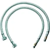 GROHE aansluitslang set 3/8 inch, 484 mm, chroom - 45484000