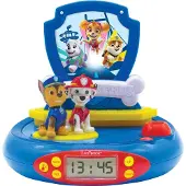 Lexibook Paw Patrol 3D Chase Projectorklok met Magische Geluiden