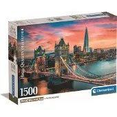 Clementoni - Puzzel - 1500 Stukjes - London Twilight - Puzzel Voor Volwassenen