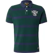Superdry Shirt donkergroen / lila / wit