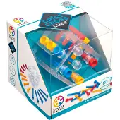 IUVI Criss Cross Cube - 3D Logisch Denkspel - 80 Educatieve Schroefuitdagingen - IQ Breinbreker & Transparante Kubus - Vanaf 8 Jaar