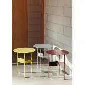 HAY Shim coffee table bijzettafel Ø45 cm Bordeaux