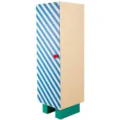 Seletti Supercloset blue stripes kledingkast