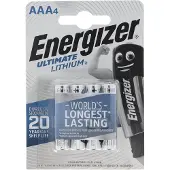Energizer Ulitmate Lithium AAA - FR3 - FR03 Batterijen - 4 stuks
