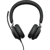 Jabra Evolve2 40 UC Stereo USB-A Headset Zwart