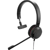 Jabra Evolve 30 II headset, mono, USB, 3,5mm-aansluiting, Geoptimaliseerd voor Unified Communication