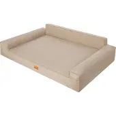 TexCorp Hondenmand L 78x53cm - Waterdicht & Wasbaar - Beige Ekolen