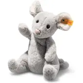 Steiff Zachte Cuddly Friends Kaasmuis blauw-grijs zittend, 19 cm