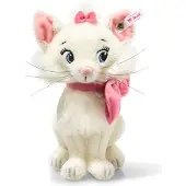 Steiff knuffel, Disney Aristokat, Marie, wit (18 cm)