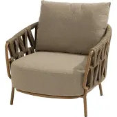 4 Seasons Outdoor 4SO Biarritz loungestoel amber -
