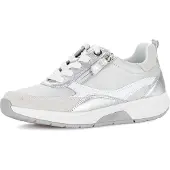 Gabor Sneakers laag lichtgrijs / zilver / wit