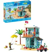 Playmobil Watchtower With A Beach Car Construction Game Veelkleurig Kinderen