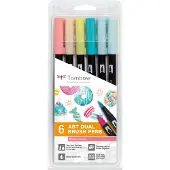 Tombow ABT Dual Brush Pen set - 6 stuks - candy colours
