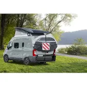 Brunner Fietshoes voor 4 Fietsen - Waterafstotend Polyester - Met Waarschuwingsbordvak - Geschikt voor Transport - Universele Pasvorm - Lichtgewicht en Duurzaam