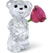 Swarovski beeldje Kris Beer Een Roos met Liefde 5691390 | decoratie figuurtje rood, romantische glans voor cadeau en collectie