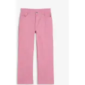 Bonprix Cropped twill broek van een elastische katoenmix 164
