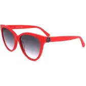 Moncler Zonnebril ML0283 55/15/140 Glanzend rood Acetaat VROUW ML0283