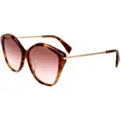 Lanvin Zonnebril LNV609S 59/13/140 Licht havana Acetaat VROUW LNV609S