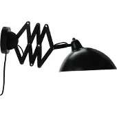 Dyberg Larsen Wandlampe , Futura, Zwart, Woonkamer, Metaal, Designer