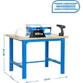 Simonwork (bancos De Trabajo) Bt6 Werkbank 865x1200x750 Mm