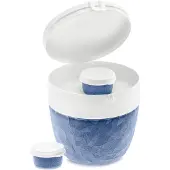 Koziol Club, Sada lunchboxen, Volwassenen, Blauw, Wit, Kunststof, Effen, Rond