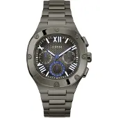 GUESS Analoog horloge blauw / zilver / wit