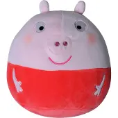 TY Squish A Boo - Knuffelkussen Peppa Pig - 20 cm - Blauw