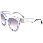Blumarine Zonnebril - - SBM767S - Acetaat - Paarse kristal - Vierkant 50/24/135