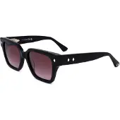 WEB EYEWEAR Zonnebril - - WE0351 - Glanzend Zwart - Acetaat - Vierkante Montuur 54-18-140