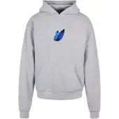 MT Sweatshirt 'Le Papillon' blauw / grijs / zwart / offwhite