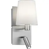 TRIO MARRIOT - Wandlamp - Nikkel mat - excl. 1x E14 4 W - Verlichting omhoog en omlaag