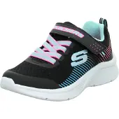 SKECHERS Microspec meisjes sneakers, zwart, maat 32