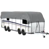 vidaXL Caravan dakbedekking 900x300 cm vliesvlies grijs