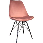 Lizzely Garden & Living SET DEAL: 6 stuks Eetkamerstoel Viga oud roze velvet eetstoel zetel