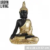 Urban Living "THE EDITION" Boeddha beeldje van magnesium 40 x H57 cm