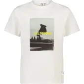 America Today T-shirt wit Jongens Katoen Ronde hals Printopdruk - maat 134/140