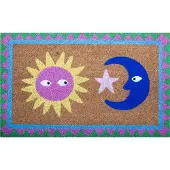 Kitsch Kitchen deurmat Loteria sun moon naturel