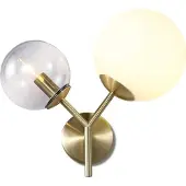 Toolight Wandlamp - 2 lichtpunten - Goud - E27 fitting - Elegant design