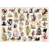 Eurographics Yoga Kittens Puzzel (500 stukjes)