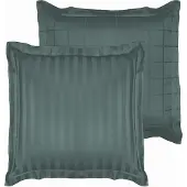 De Witte Lietaer Kussensloop Zygo Atlantic - 63 x 63 cm - Groen - Katoen Satijn