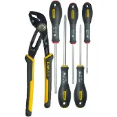 Stanley handgereedschap Fatmax schroevendraaierset 6-delig waterpomptang - FMHT0-62639