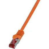 Logilink CAT 6 patchkabel, S/FTP, PIMF, PrimeLine, oranje, 1 meter