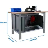 Simonwork (bancos De Trabajo) Bt6 Pro Werkbank 865x1800x750 Mm